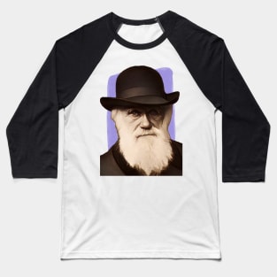 English Naturalist Charles Darwin illustration Baseball T-Shirt